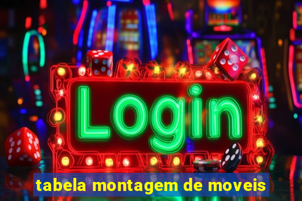 tabela montagem de moveis